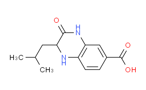 CAS No. 1218729-97-5, 2-Isobutyl-3-oxo-1,2,3,4-tetrahydroquinoxaline-6-carboxylic acid