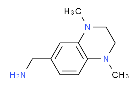 CAS No. 850375-15-4, (1,4-Dimethyl-1,2,3,4-tetrahydroquinoxalin-6-yl)methanamine