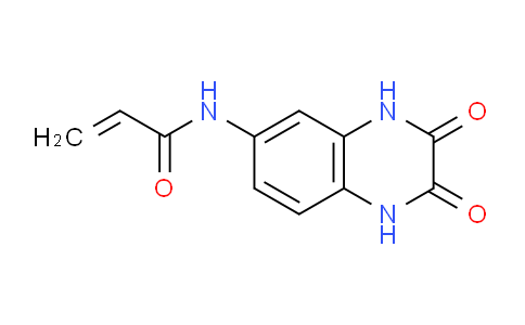 CAS No. 1153929-30-6, N-(2,3-Dioxo-1,2,3,4-tetrahydroquinoxalin-6-yl)acrylamide