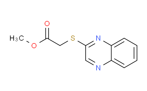 CAS No. 55338-14-2, Methyl 2-(quinoxalin-2-ylthio)acetate