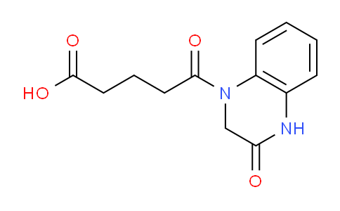 CAS No. 436088-60-7, 5-Oxo-5-(3-oxo-3,4-dihydroquinoxalin-1(2H)-yl)pentanoic acid