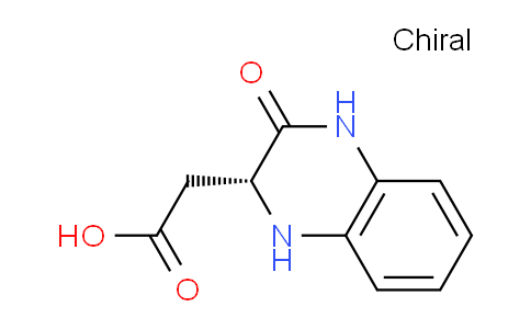 CAS No. 942986-68-7, (R)-2-(3-Oxo-1,2,3,4-tetrahydroquinoxalin-2-yl)acetic acid