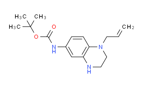 CAS No. 1956332-33-4, tert-Butyl (1-allyl-1,2,3,4-tetrahydroquinoxalin-6-yl)carbamate