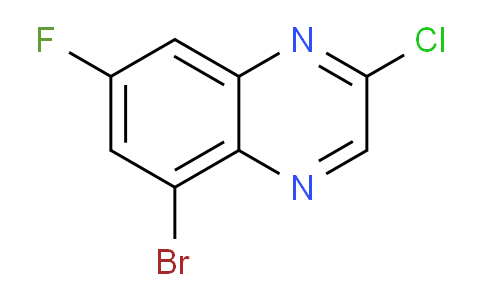 CAS No. 1881290-86-3, 5-Bromo-2-chloro-7-fluoroquinoxaline