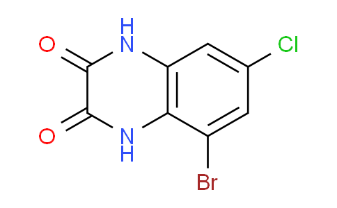 CAS No. 1820704-76-4, 5-Bromo-7-chloroquinoxaline-2,3(1H,4H)-dione
