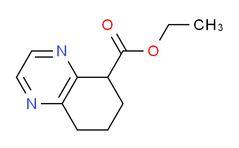 CAS No. 77634-32-3, Ethyl 5,6,7,8-tetrahydroquinoxaline-5-carboxylate