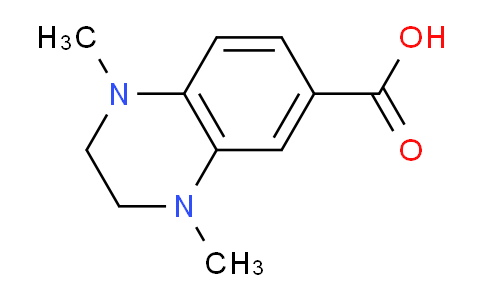 CAS No. 844891-14-1, 1,4-Dimethyl-1,2,3,4-tetrahydroquinoxaline-6-carboxylic acid