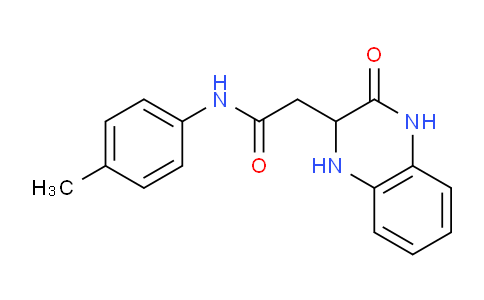 CAS No. 36932-41-9, 2-(3-Oxo-1,2,3,4-tetrahydroquinoxalin-2-yl)-N-(p-tolyl)acetamide