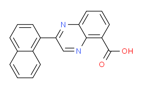 CAS No. 904818-39-9, 2-(Naphthalen-1-yl)quinoxaline-5-carboxylic acid