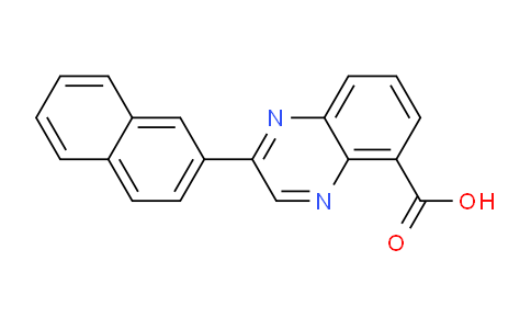 CAS No. 904818-46-8, 2-(Naphthalen-2-yl)quinoxaline-5-carboxylic acid