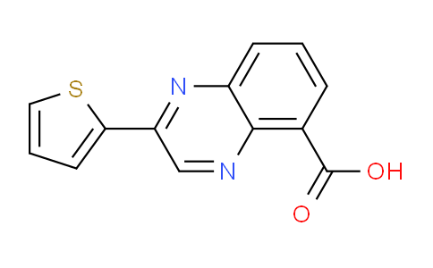 CAS No. 904813-02-1, 2-(Thiophen-2-yl)quinoxaline-5-carboxylic acid
