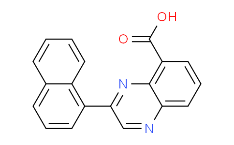 CAS No. 904818-32-2, 3-(Naphthalen-1-yl)quinoxaline-5-carboxylic acid