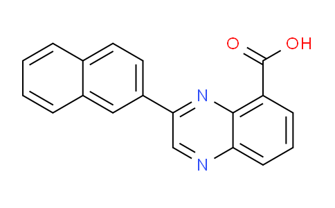 CAS No. 688801-18-5, 3-(Naphthalen-2-yl)quinoxaline-5-carboxylic acid