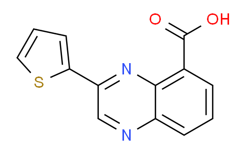 CAS No. 904818-54-8, 3-(Thiophen-2-yl)quinoxaline-5-carboxylic acid