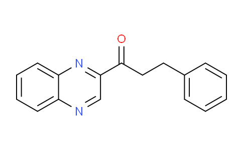 CAS No. 885275-42-3, 3-Phenyl-1-(quinoxalin-2-yl)propan-1-one
