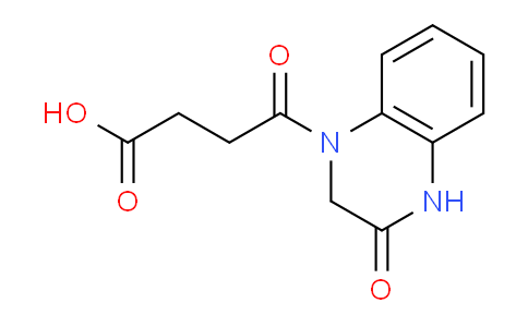 CAS No. 462068-46-8, 4-Oxo-4-(3-oxo-3,4-dihydroquinoxalin-1(2H)-yl)butanoic acid