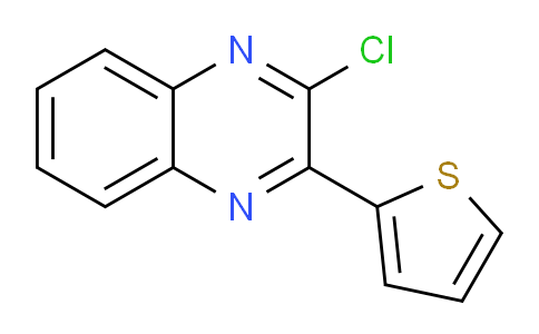 CAS No. 71266-18-7, 2-Chloro-3-(thiophen-2-yl)quinoxaline
