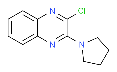 CAS No. 57049-94-2, 2-Chloro-3-(pyrrolidin-1-yl)quinoxaline