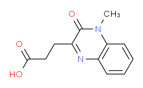 CAS No. 1501-38-8, 3-(4-Methyl-3-oxo-3,4-dihydroquinoxalin-2-yl)propanoic acid