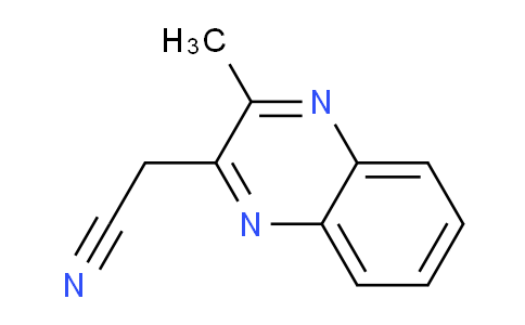 CAS No. 91093-26-4, 2-(3-Methylquinoxalin-2-yl)acetonitrile