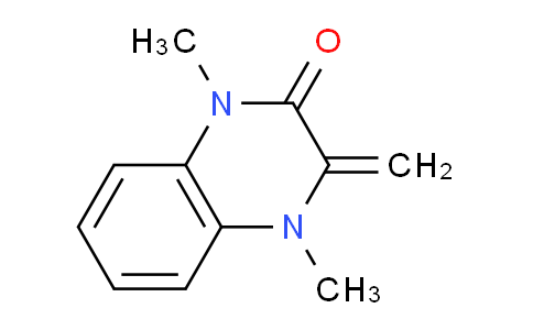 CAS No. 107073-47-2, 1,4-Dimethyl-3-methylene-3,4-dihydroquinoxalin-2(1H)-one