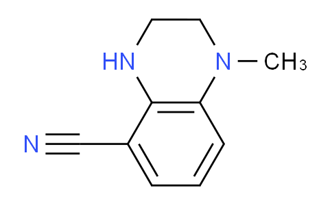 CAS No. 115661-91-1, 1-Methyl-1,2,3,4-tetrahydroquinoxaline-5-carbonitrile