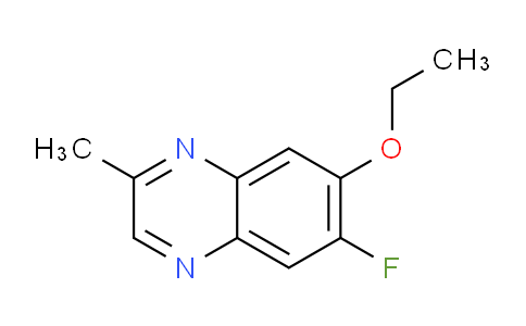 CAS No. 333452-36-1, 7-Ethoxy-6-fluoro-2-methylquinoxaline