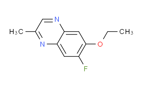 CAS No. 333452-38-3, 6-Ethoxy-7-fluoro-2-methylquinoxaline