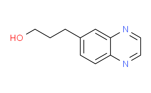 CAS No. 545422-18-2, 3-(Quinoxalin-6-yl)propan-1-ol