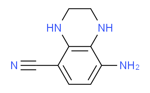 CAS No. 573758-53-9, 8-Amino-1,2,3,4-tetrahydroquinoxaline-5-carbonitrile