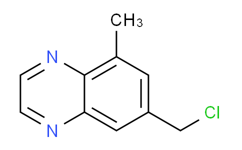 CAS No. 668275-82-9, 7-(Chloromethyl)-5-methylquinoxaline