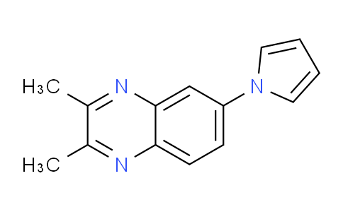 CAS No. 941283-13-2, 2,3-Dimethyl-6-(1H-pyrrol-1-yl)quinoxaline