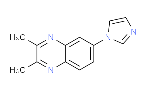 CAS No. 941283-14-3, 6-(1H-Imidazol-1-yl)-2,3-dimethylquinoxaline