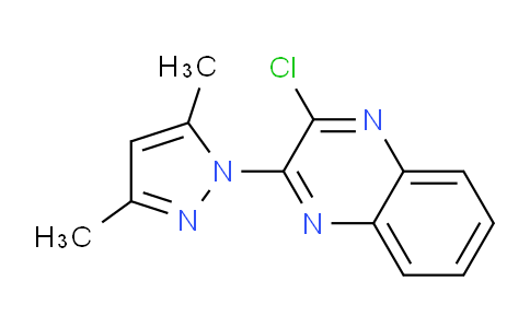 CAS No. 245039-37-6, 2-Chloro-3-(3,5-dimethyl-1H-pyrazol-1-yl)quinoxaline