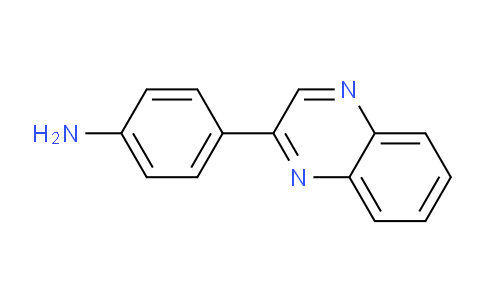 CAS No. 81622-74-4, 4-(Quinoxalin-2-yl)aniline