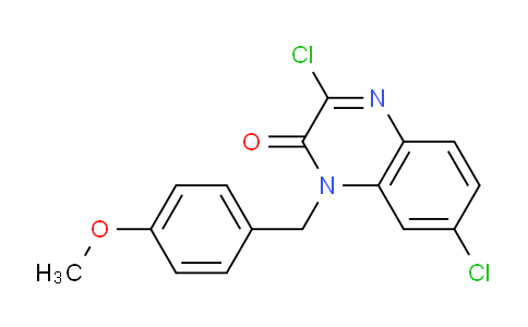 CAS No. 1021179-88-3, 3,7-Dichloro-1-(4-methoxybenzyl)quinoxalin-2(1H)-one