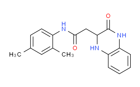 CAS No. 317814-59-8, N-(2,4-Dimethylphenyl)-2-(3-oxo-1,2,3,4-tetrahydroquinoxalin-2-yl)acetamide