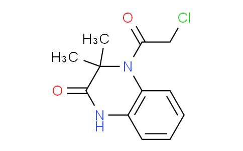 CAS No. 727717-71-7, 4-(2-Chloroacetyl)-3,3-dimethyl-3,4-dihydroquinoxalin-2(1H)-one