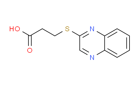 CAS No. 338394-79-9, 3-(Quinoxalin-2-ylthio)propanoic acid