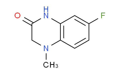 CAS No. 1033312-09-2, 7-Fluoro-4-methyl-3,4-dihydroquinoxalin-2(1H)-one