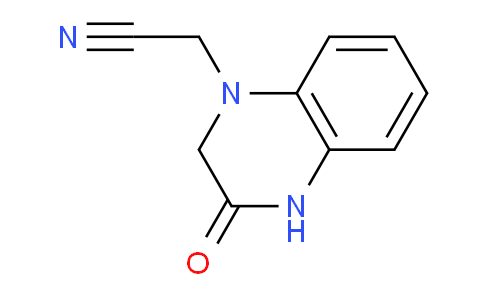CAS No. 1042812-28-1, 2-(3-Oxo-3,4-dihydroquinoxalin-1(2H)-yl)acetonitrile
