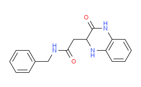 CAS No. 36932-43-1, N-Benzyl-2-(3-oxo-1,2,3,4-tetrahydroquinoxalin-2-yl)acetamide