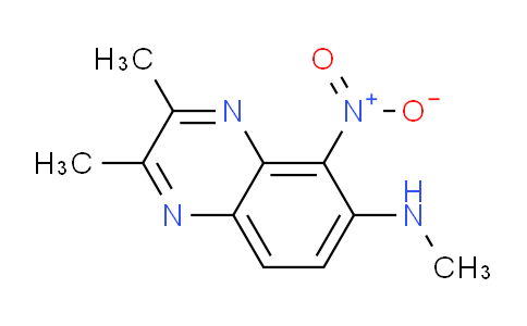 CAS No. 107095-00-1, N,2,3-Trimethyl-5-nitroquinoxalin-6-amine