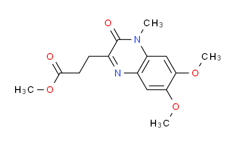 CAS No. 131426-28-3, Methyl 3-(6,7-dimethoxy-4-methyl-3-oxo-3,4-dihydroquinoxalin-2-yl)propanoate