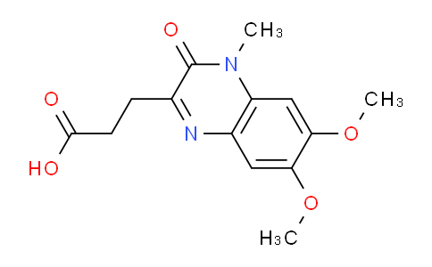 CAS No. 132788-56-8, 3-(6,7-Dimethoxy-4-methyl-3-oxo-3,4-dihydroquinoxalin-2-yl)propanoic acid