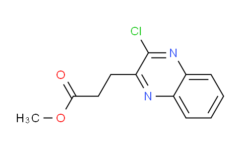 CAS No. 1173245-76-5, Methyl 3-(3-chloroquinoxalin-2-yl)propanoate