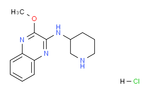 CAS No. 1185313-43-2, 3-Methoxy-N-(piperidin-3-yl)quinoxalin-2-amine hydrochloride