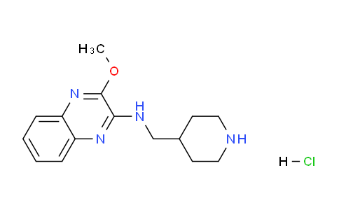 CAS No. 1185313-54-5, 3-Methoxy-N-(piperidin-4-ylmethyl)quinoxalin-2-amine hydrochloride