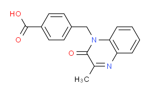 CAS No. 1243051-64-0, 4-((3-Methyl-2-oxoquinoxalin-1(2H)-yl)methyl)benzoic acid