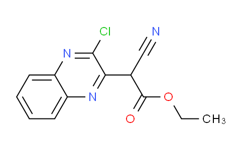 CAS No. 10176-22-4, Ethyl 2-(3-chloroquinoxalin-2-yl)-2-cyanoacetate